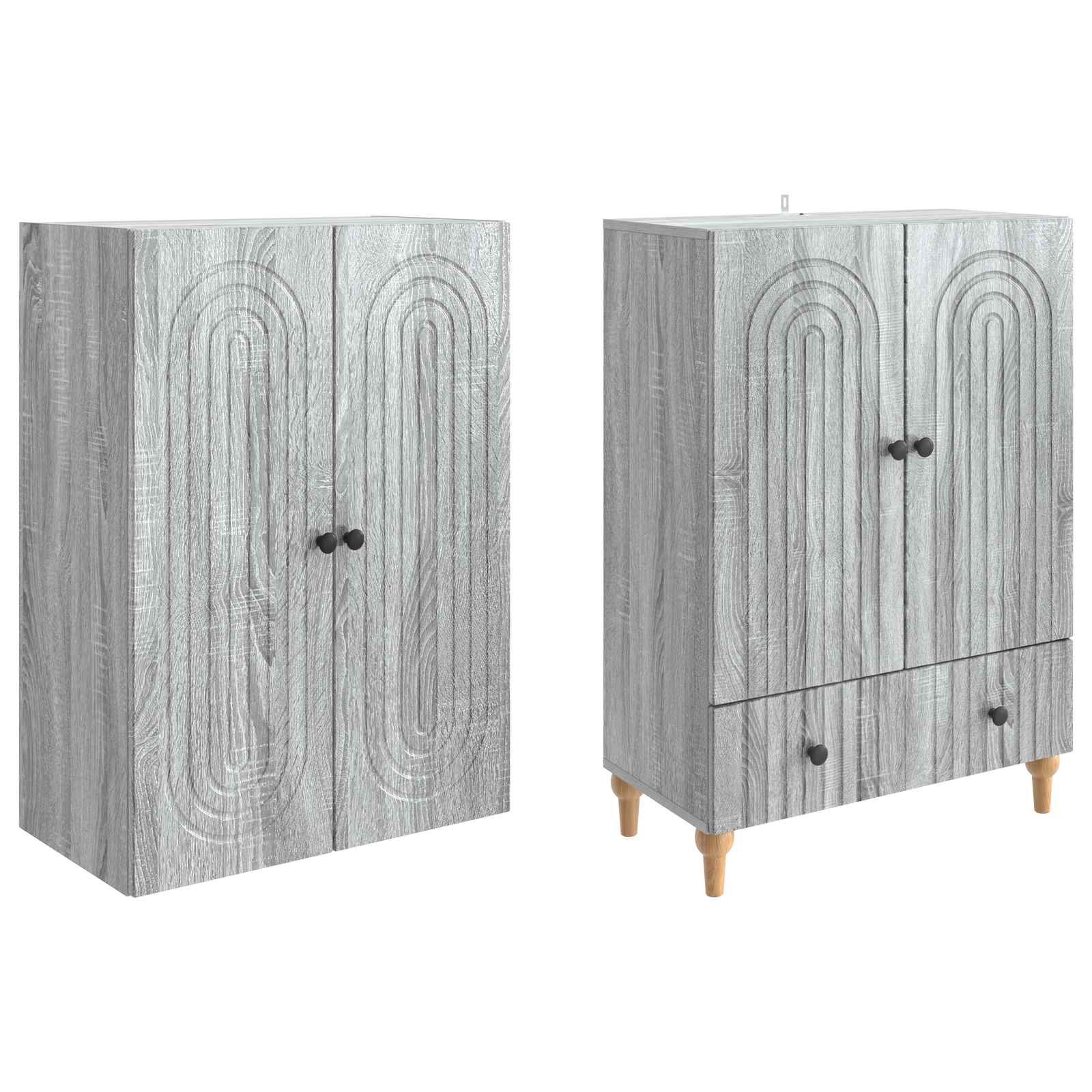 Set ormara 2 pcs 66 x 34,5 x 95 cm Konstruirano drvo