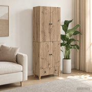 Set ormara 2 kom. Konstruirano drvo Smeđa 66 x 34,5 x 95 cm