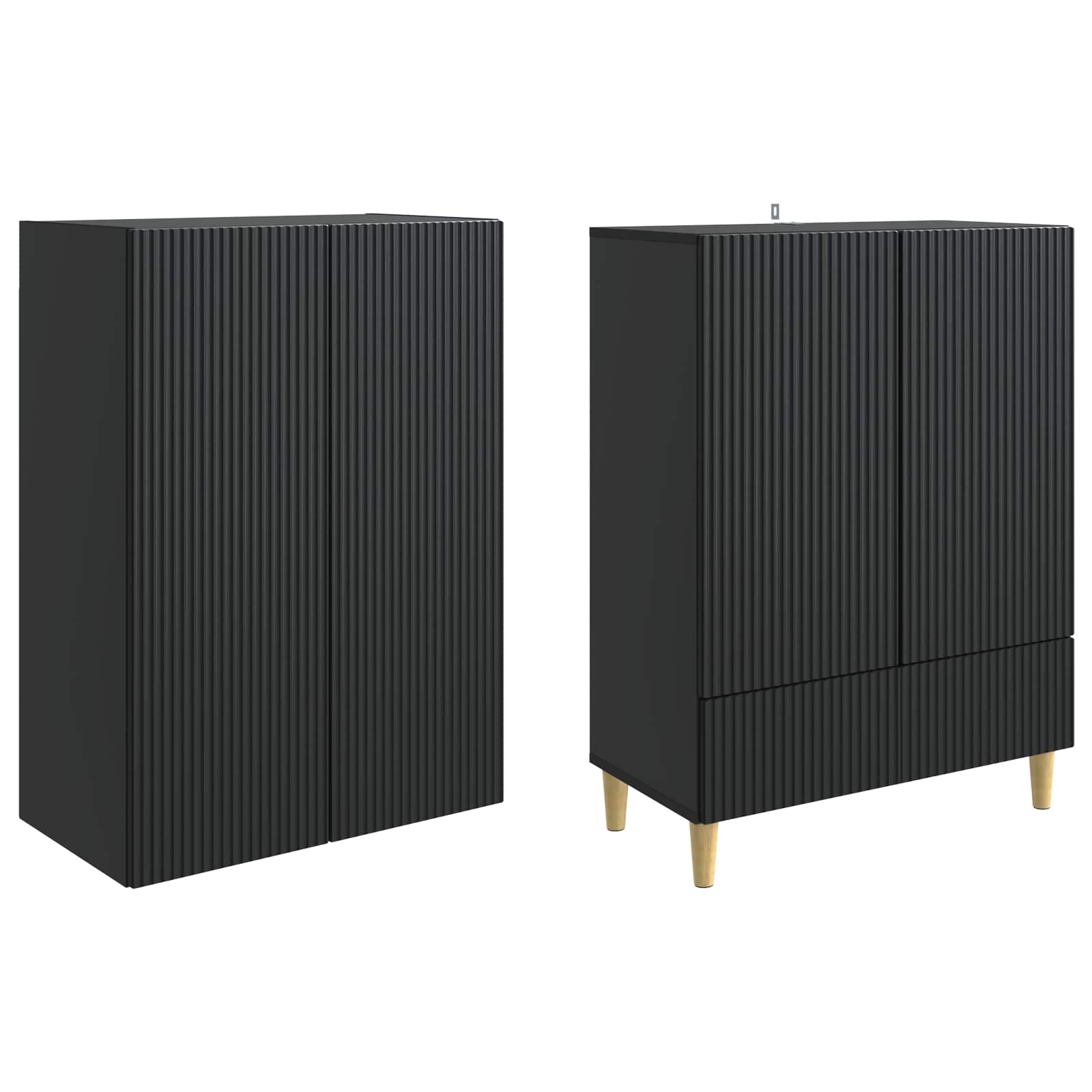 Set ormara 2 pcs 66 x 34,5 x 95 cm Konstruirano drvo