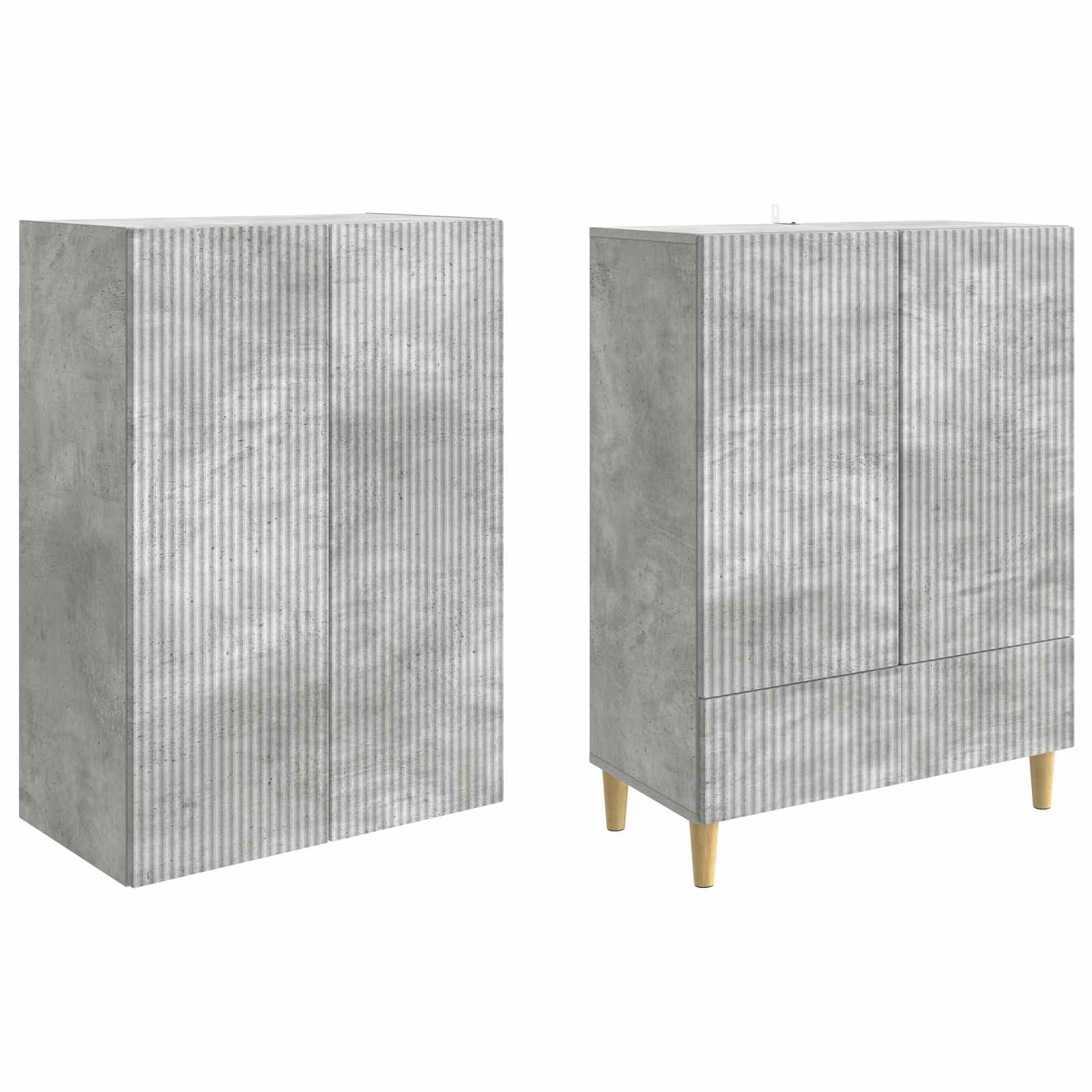 Set ormara 2 pcs 66 x 34,5 x 95 cm Konstruirano drvo