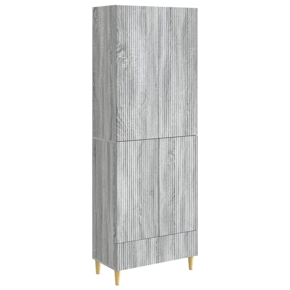 Set ormara 2 kom. Konstruirano drvo Siva 66 x 34,5 x 95 cm