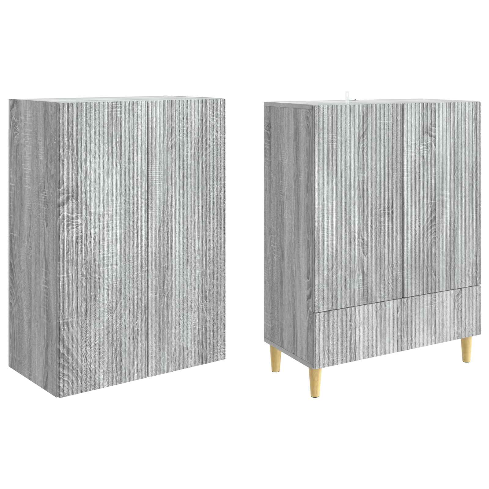 Set ormara 2 pcs 66 x 34,5 x 95 cm Konstruirano drvo