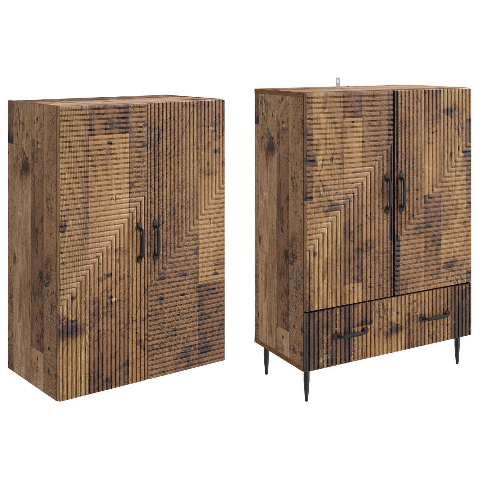 Set ormara 2 pcs 66 x 34,5 x 95 cm Konstruirano drvo