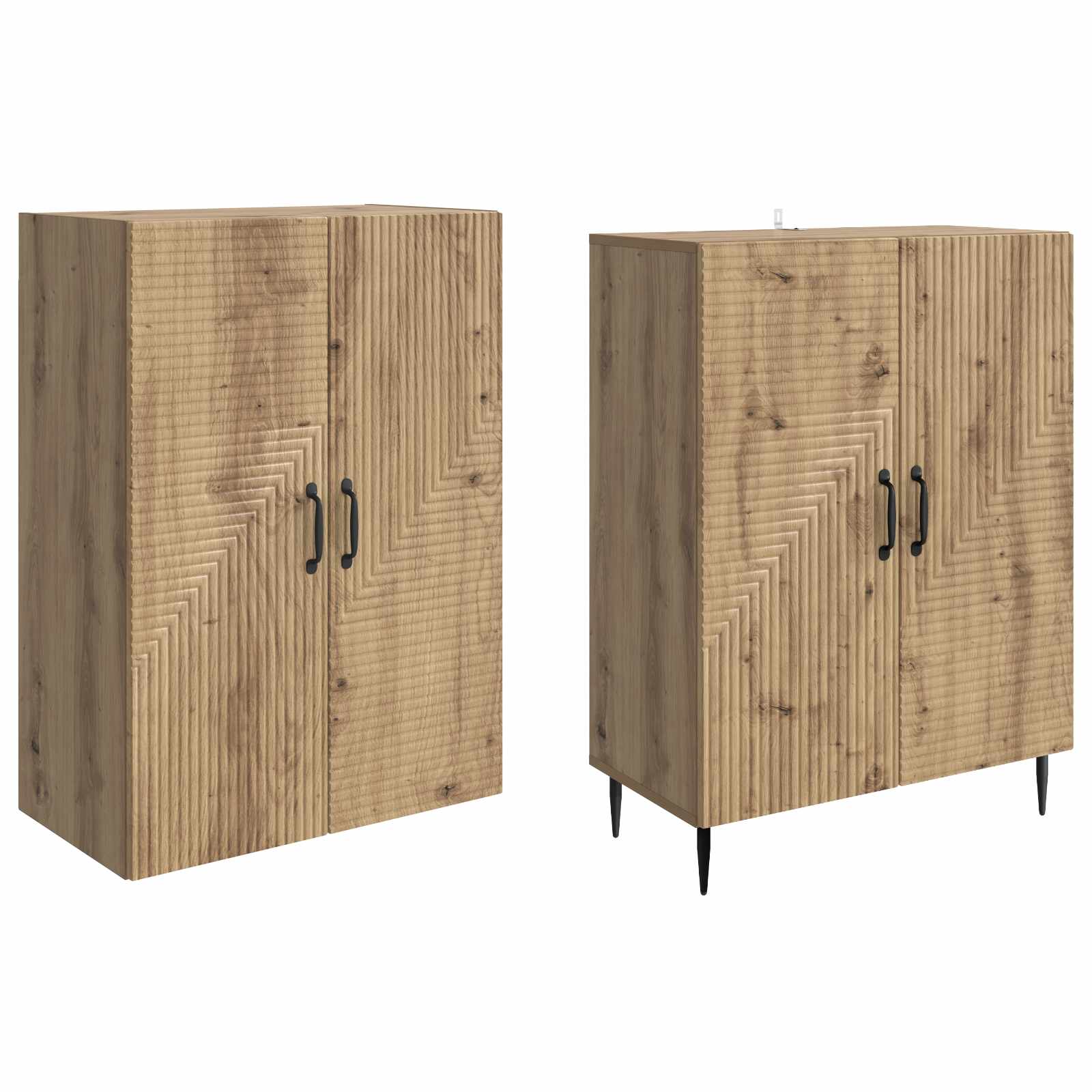Set ormara 2 pcs 66 x 34,5 x 89,5 cm Konstruirano drvo