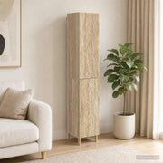 Set ormara 2 kom. Hrast sonoma Konstruirano drvo Smeđa 33 x 34,5 x 90 cm