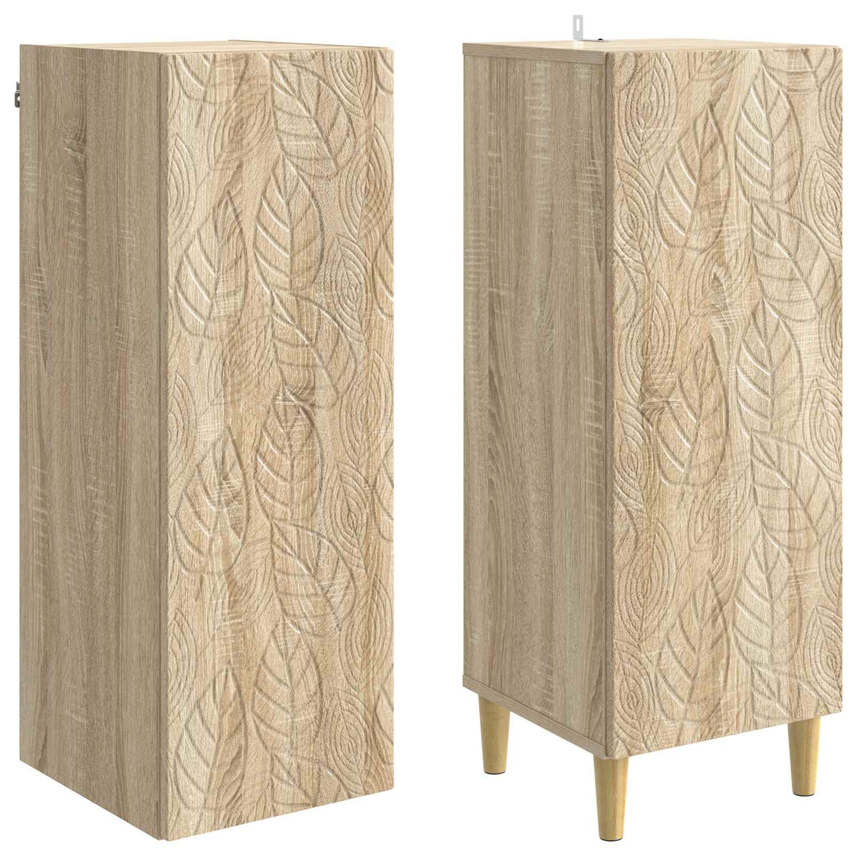Set ormara 2 kom. Hrast sonoma Konstruirano drvo Smeđa 33 x 34,5 x 90 cm
