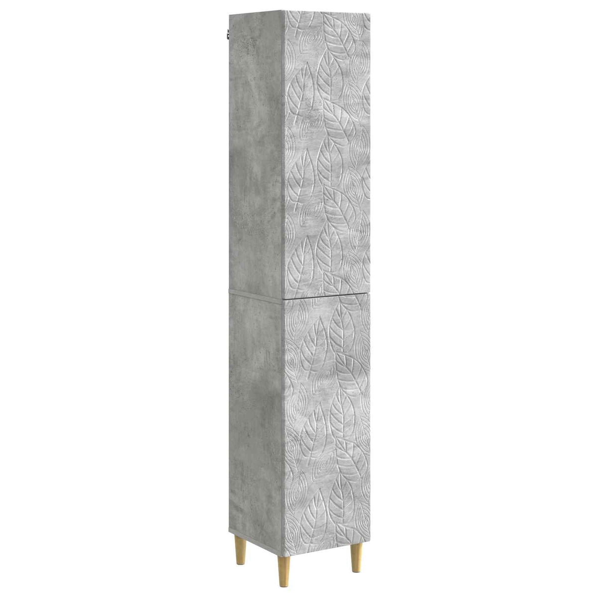 Set ormara 2 kom. Betonska siva Konstruirano drvo 33 x 34,5 x 90 cm