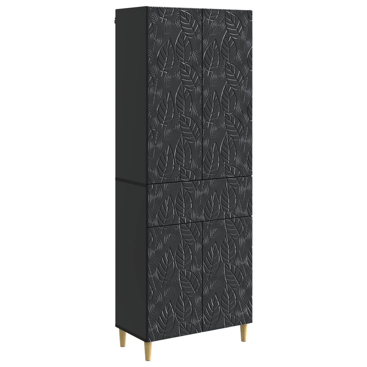 Set ormara 2 kom. Crna Konstruirano drvo 66 x 34,5 x 90 cm