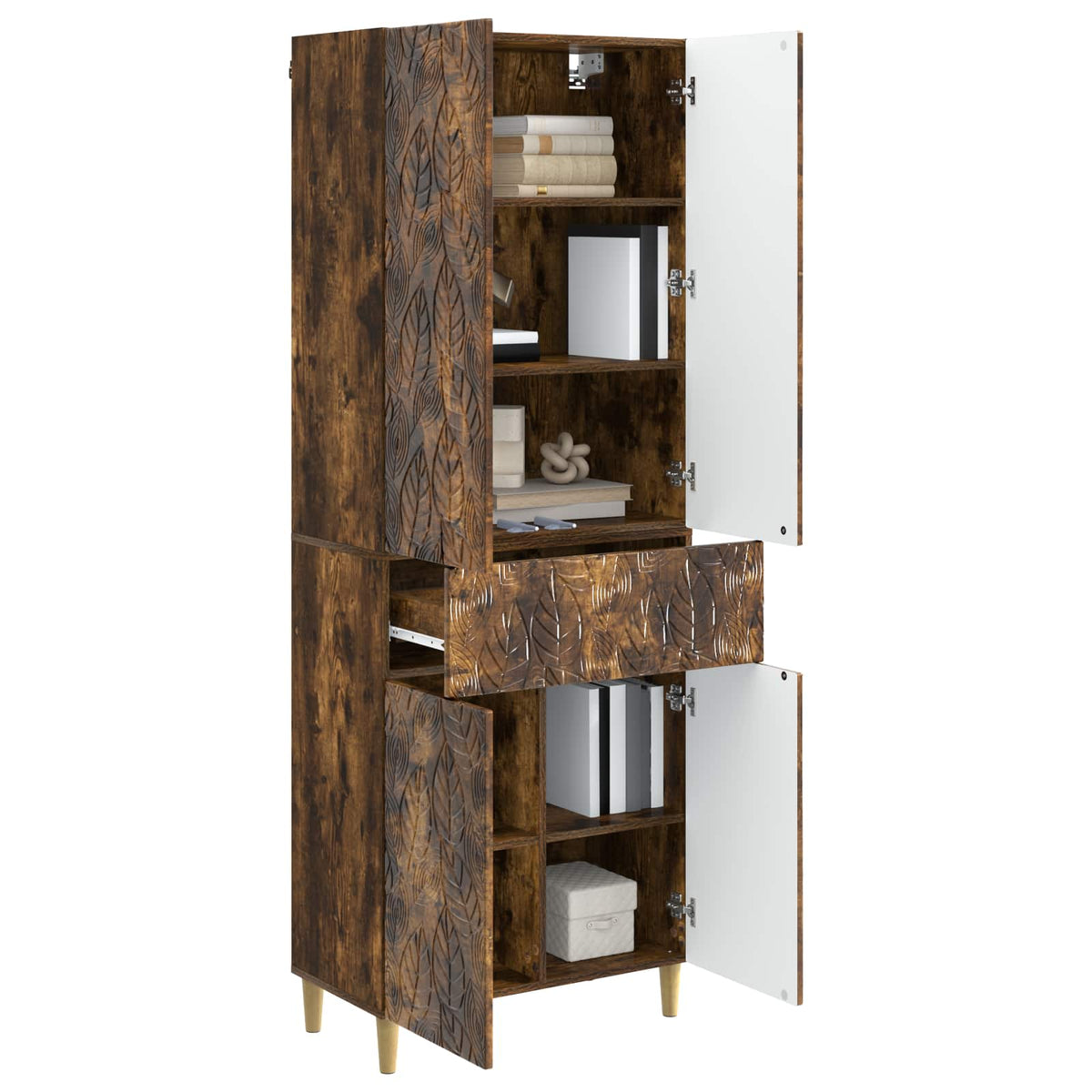 Set ormara 2 kom. Konstruirano drvo Smeđa 66 x 34,5 x 90 cm
