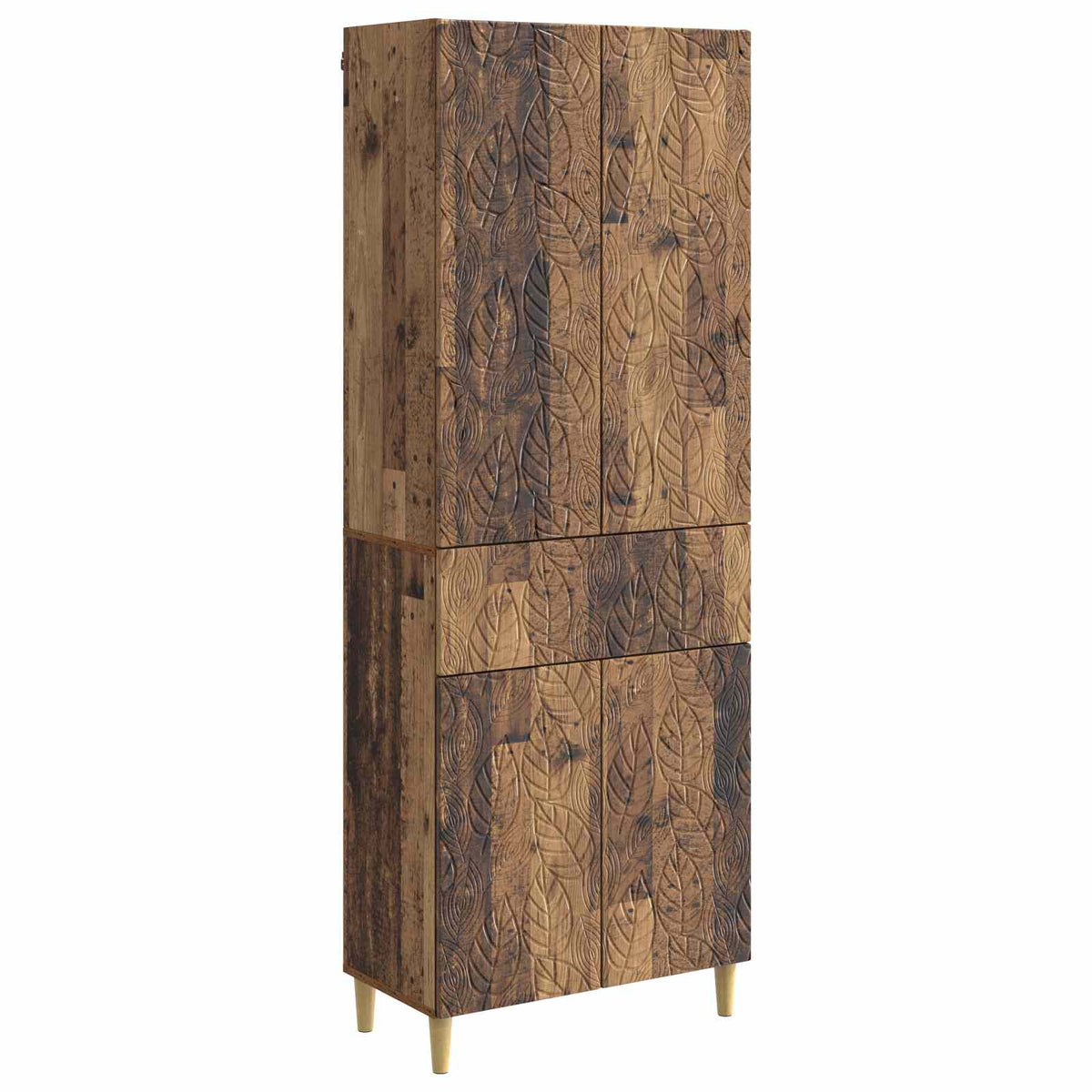 Set ormara 2 kom. Staro drvo Konstruirano drvo Smeđa 66 x 34,5 x 90 cm