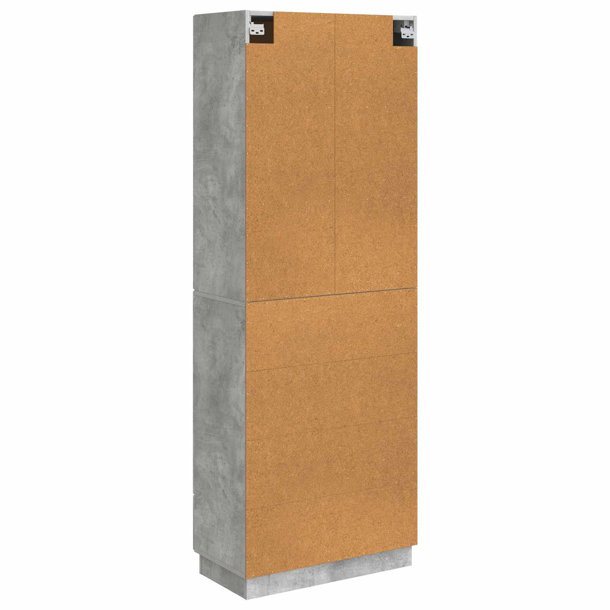 Set ormara 2 kom. Konstruirano drvo Siva 66 x 34,5 x 92 cm