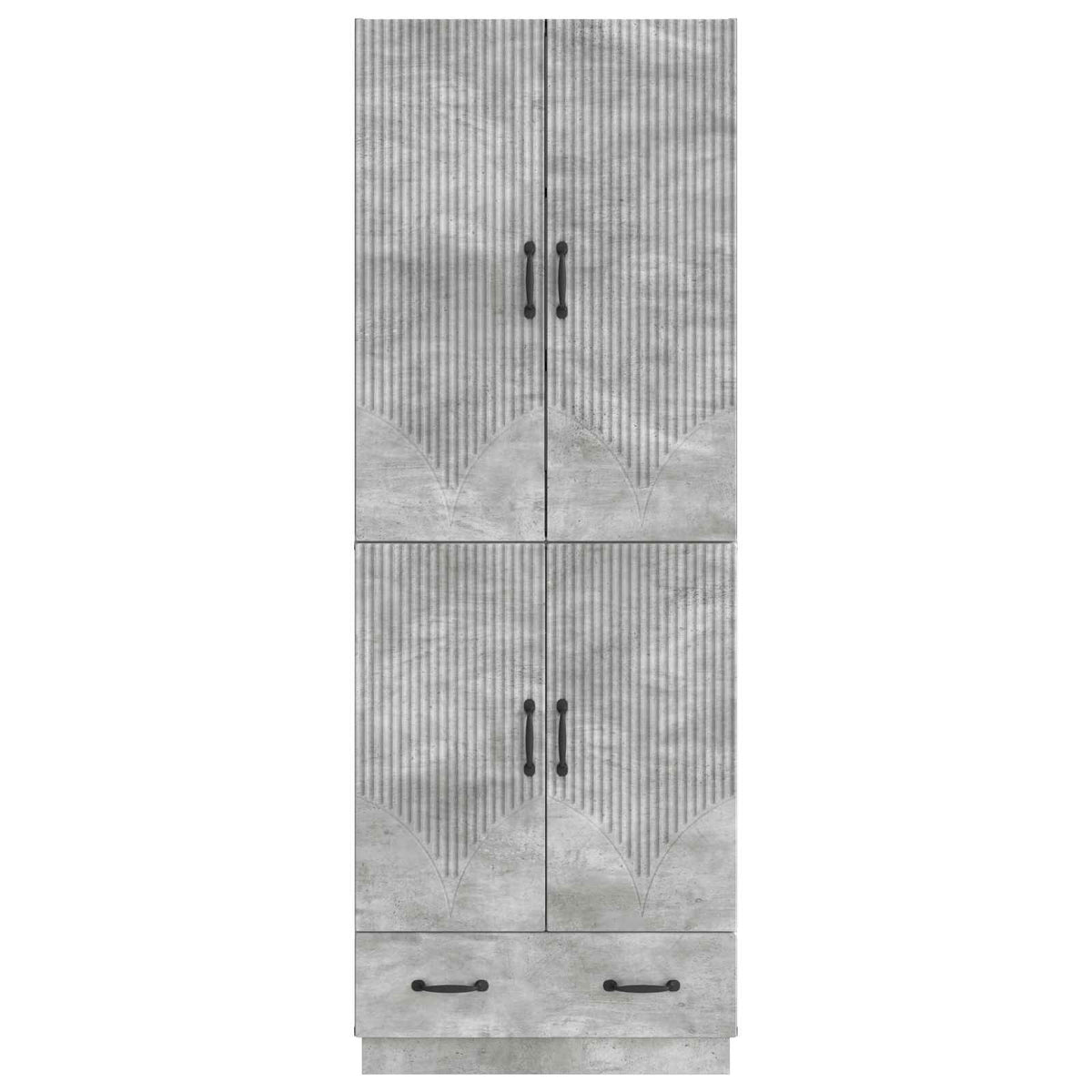 Set ormara 2 kom. Konstruirano drvo Siva 66 x 34,5 x 92 cm