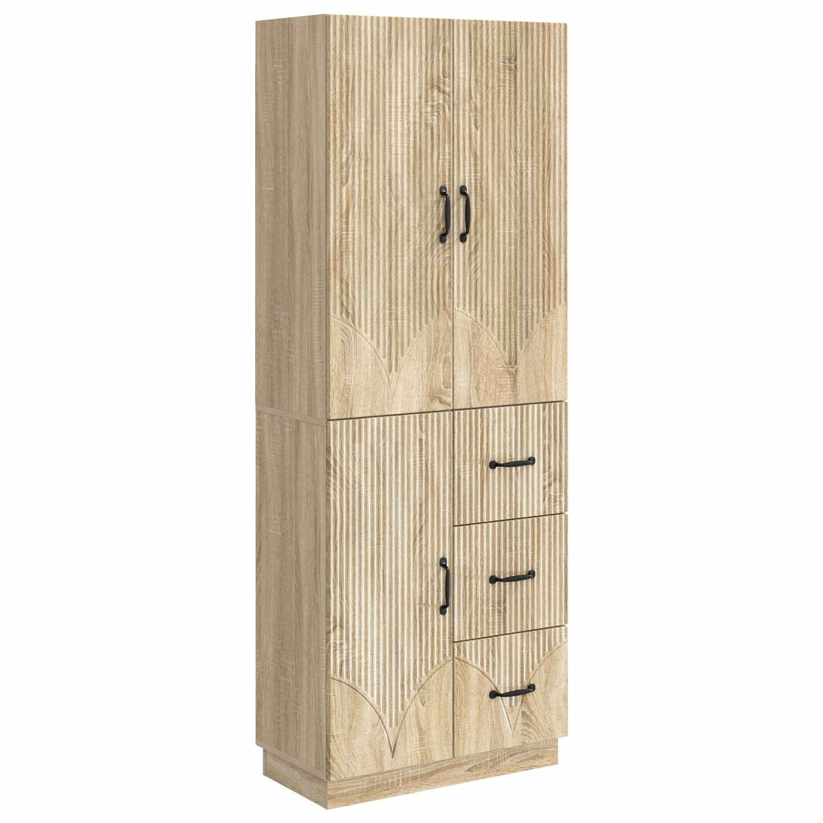 Set ormara 2 kom. Hrast sonoma Konstruirano drvo Smeđa 66 x 34,5 x 87 cm