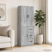 Set ormara 2 kom. Siva Sonoma Konstruirano drvo 66 x 34,5 x 87 cm