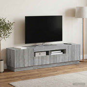 LED TV kabinet HOORN 3 kom. Siva Sonoma Konstruirano drvo 81 x 35 x 40 cm