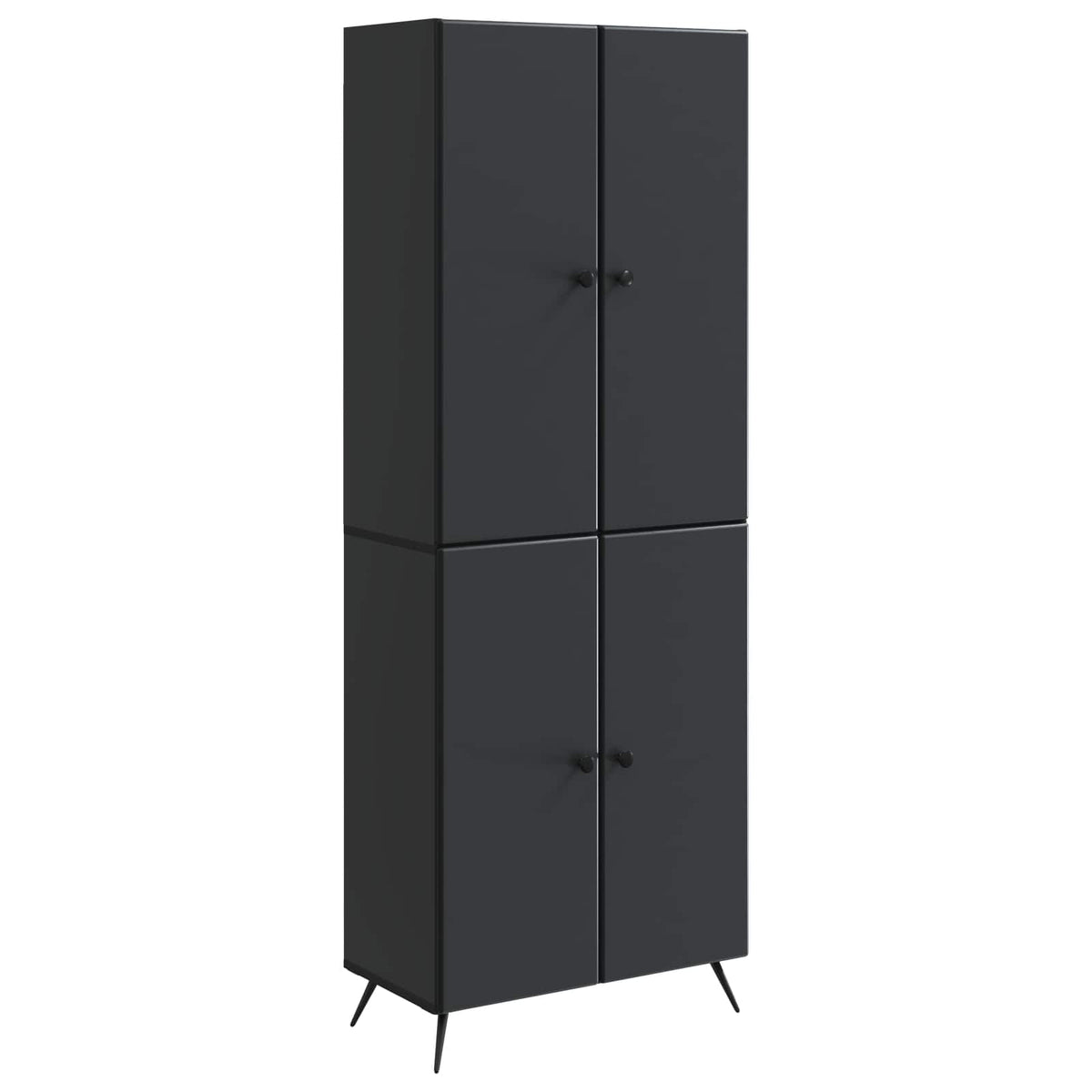 Set ormara 2 kom. Crna Konstruirano drvo 69 x 34,5 x 90 cm