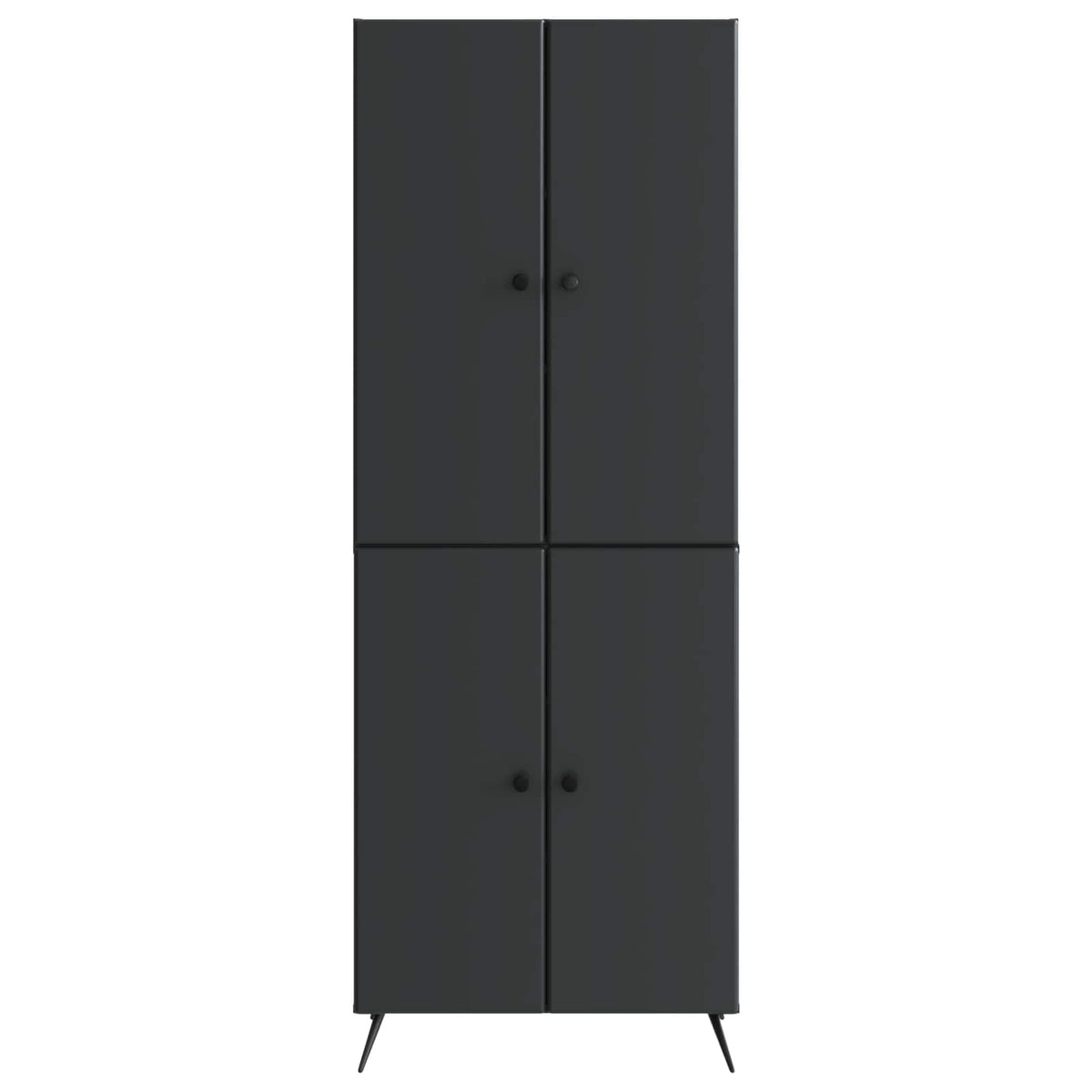 Set ormara 2 kom. Crna Konstruirano drvo 69 x 34,5 x 90 cm