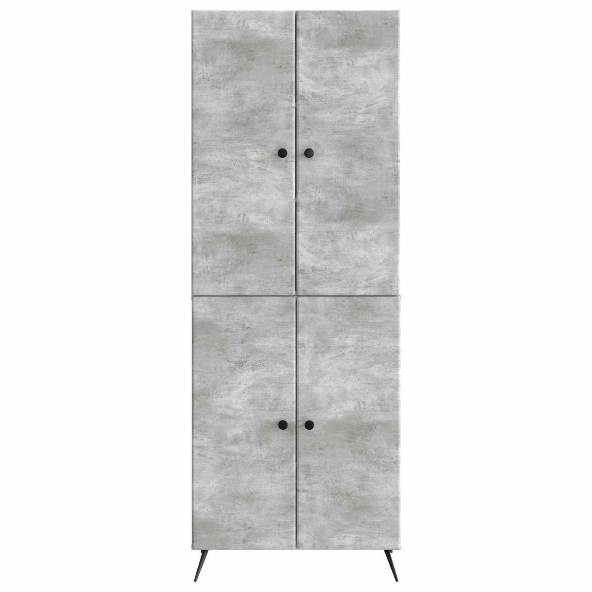 Set ormara 2 kom. Betonska siva Konstruirano drvo 69 x 34,5 x 90 cm