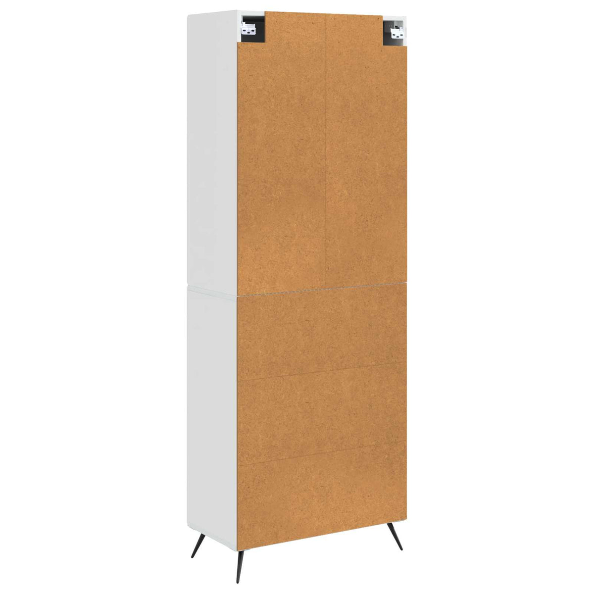 Set ormara 2 kom. Bijela visokog sjaja Konstruirano drvo 69 x 34,5 x 90 cm