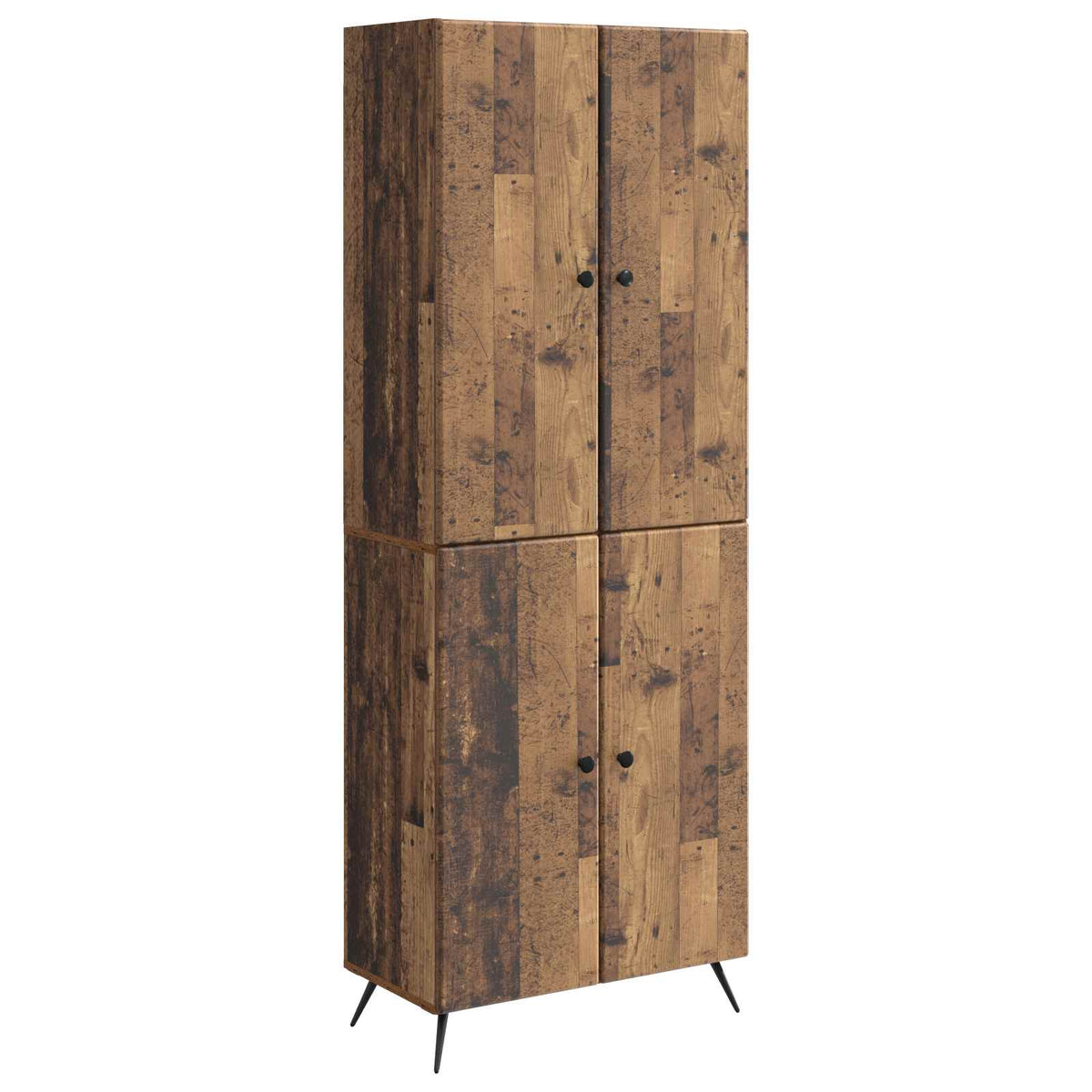 Set ormara 2 kom. Staro drvo Konstruirano drvo Smeđa 69 x 34,5 x 90 cm