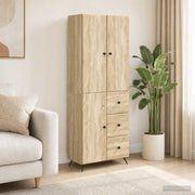 Set ormara 2 kom. Hrast sonoma Konstruirano drvo Smeđa 66 x 34,5 x 90 cm