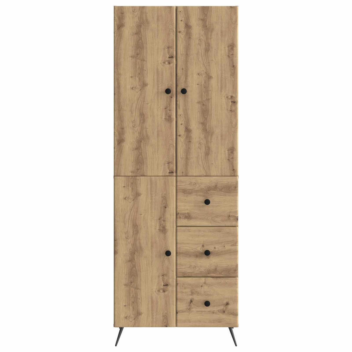 Set ormara 2 kom. Hrast artisan Konstruirano drvo Smeđa 66 x 34,5 x 90 cm