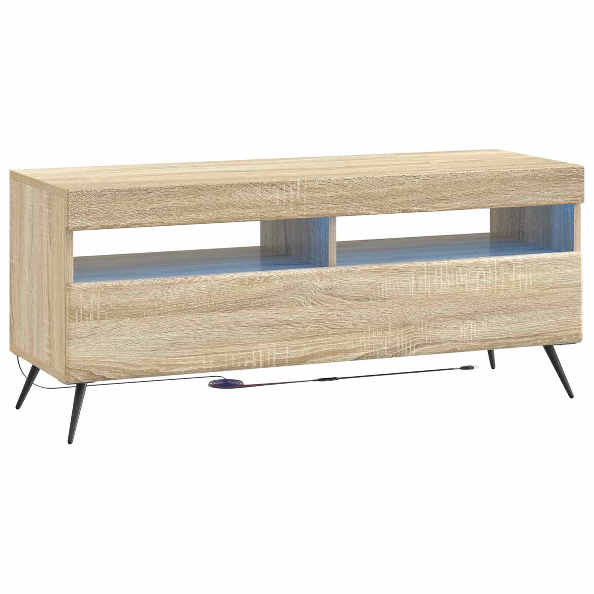 LED TV kabinet BREDA 3 kom. Hrast sonoma Konstruirano drvo