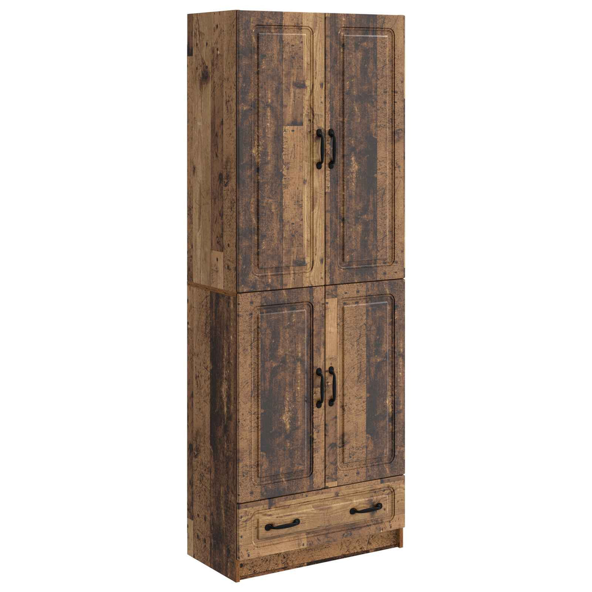 Set ormara 2 kom. Staro drvo Konstruirano drvo Smeđa 66 x 34,5 x 92 cm