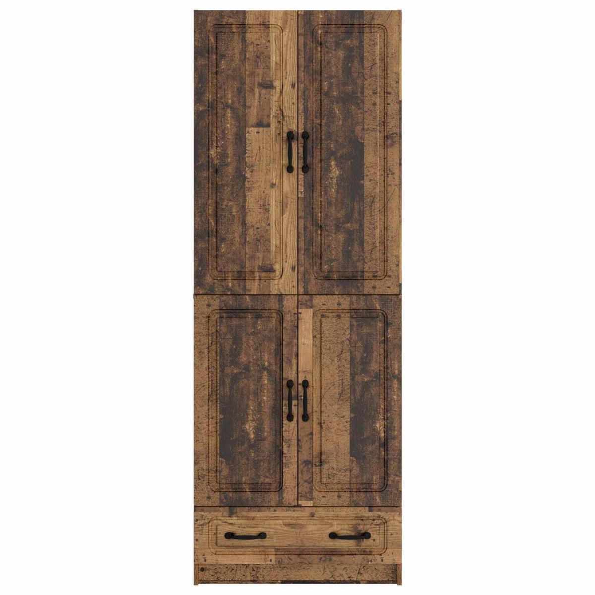 Set ormara 2 kom. Staro drvo Konstruirano drvo Smeđa 66 x 34,5 x 92 cm