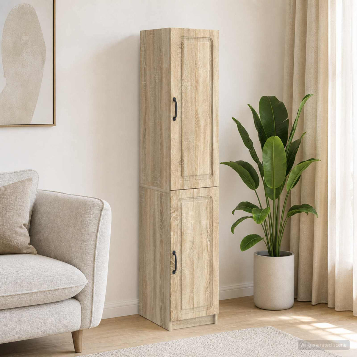 Set ormara 2 kom. Hrast sonoma Konstruirano drvo Smeđa 33 x 34,5 x 87 cm