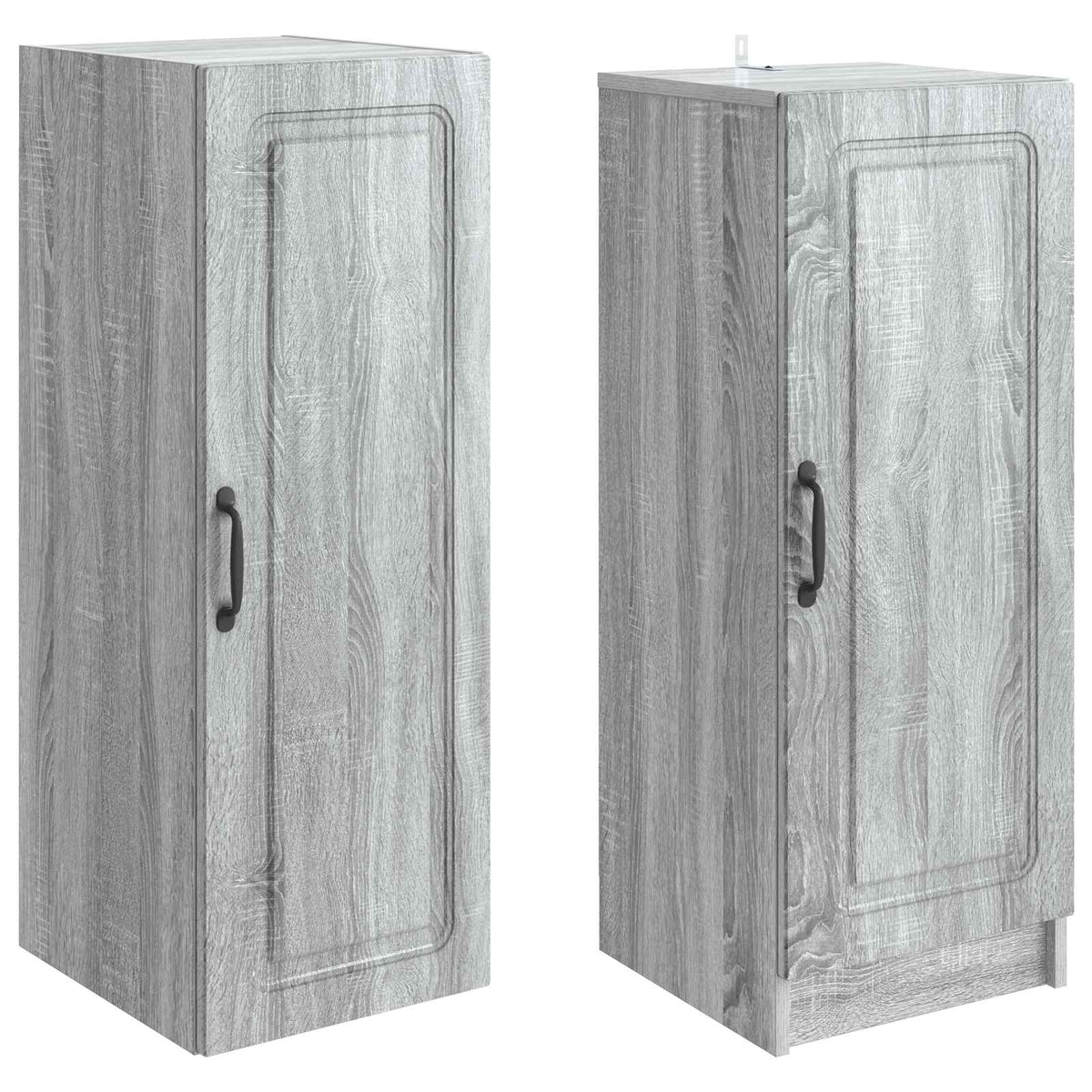 Set ormara 2 kom. Siva Sonoma Konstruirano drvo 33 x 34,5 x 87 cm