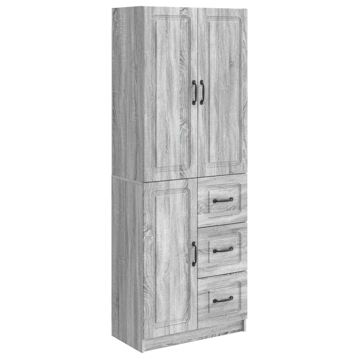 Set ormara 2 kom. Siva Sonoma Konstruirano drvo 66 x 34,5 x 87 cm