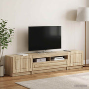 LED TV kabinet UTRECHT 3 kom. Hrast sonoma Konstruirano drvo Smeđa 100 x 35 x 40 cm