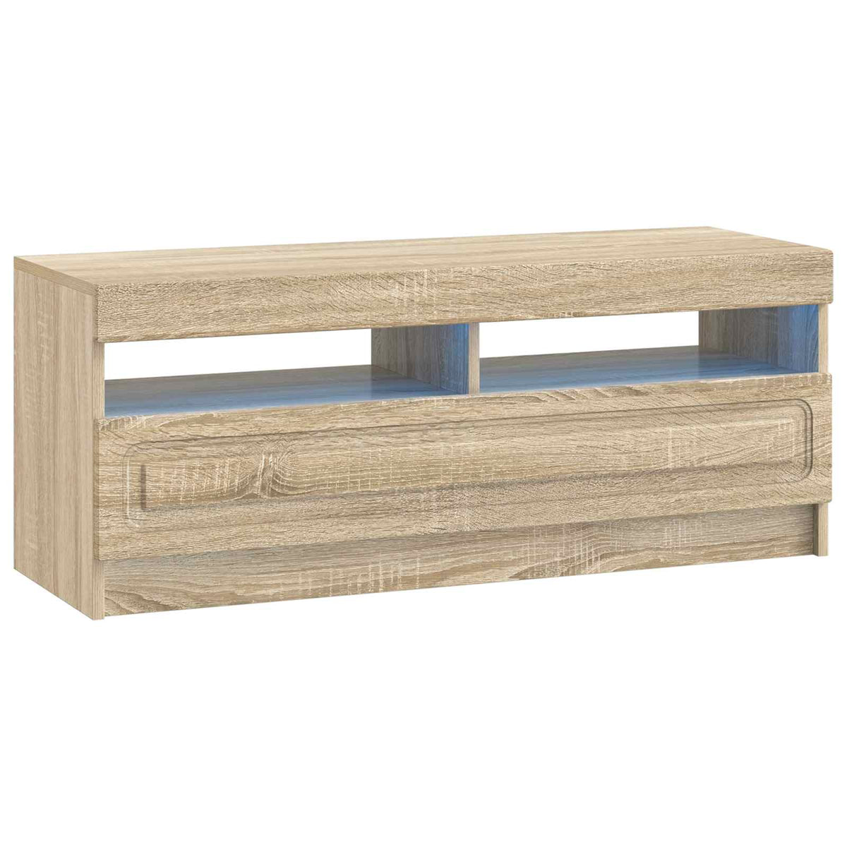 LED TV kabinet UTRECHT 3 kom. Hrast sonoma Konstruirano drvo Smeđa 100 x 35 x 40 cm