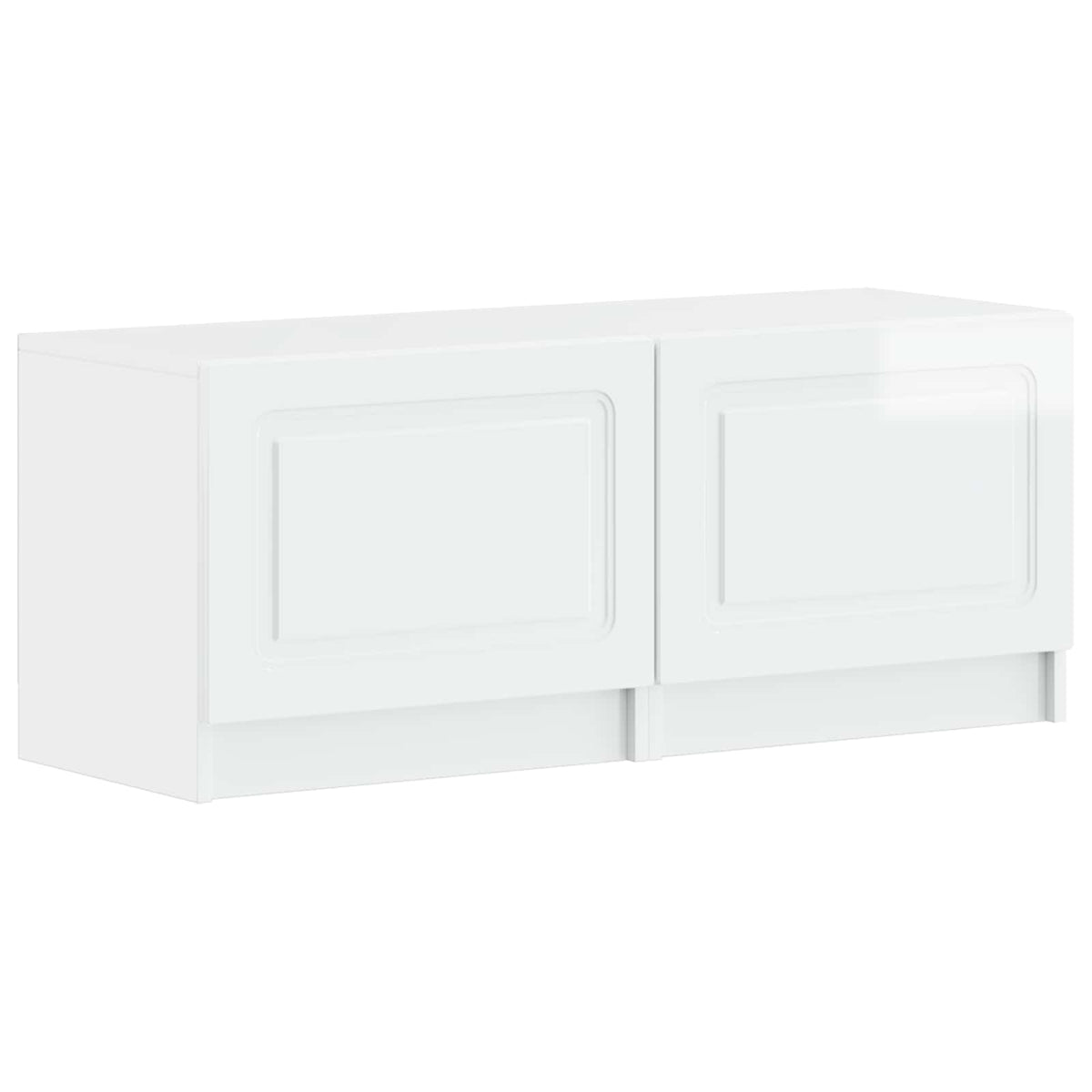 LED TV kabinet UTRECHT 3 kom. Bijela visokog sjaja 100 x 35 x 40 cm