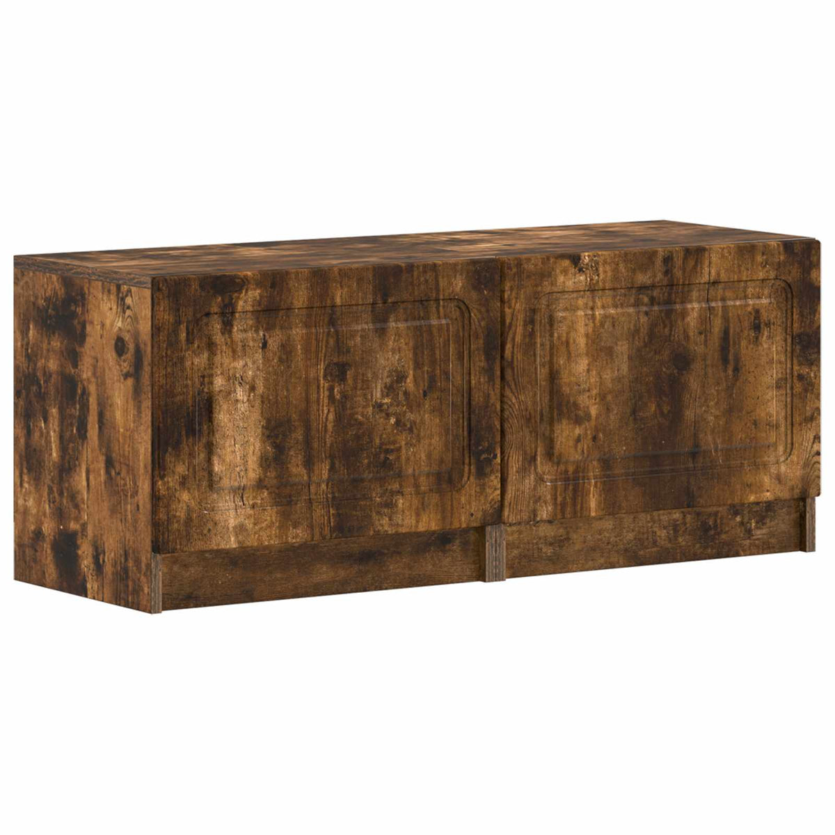 LED TV kabinet UTRECHT 3 kom. Dimljeni hrast Konstruirano drvo Smeđa 100 x 35 x 40 cm