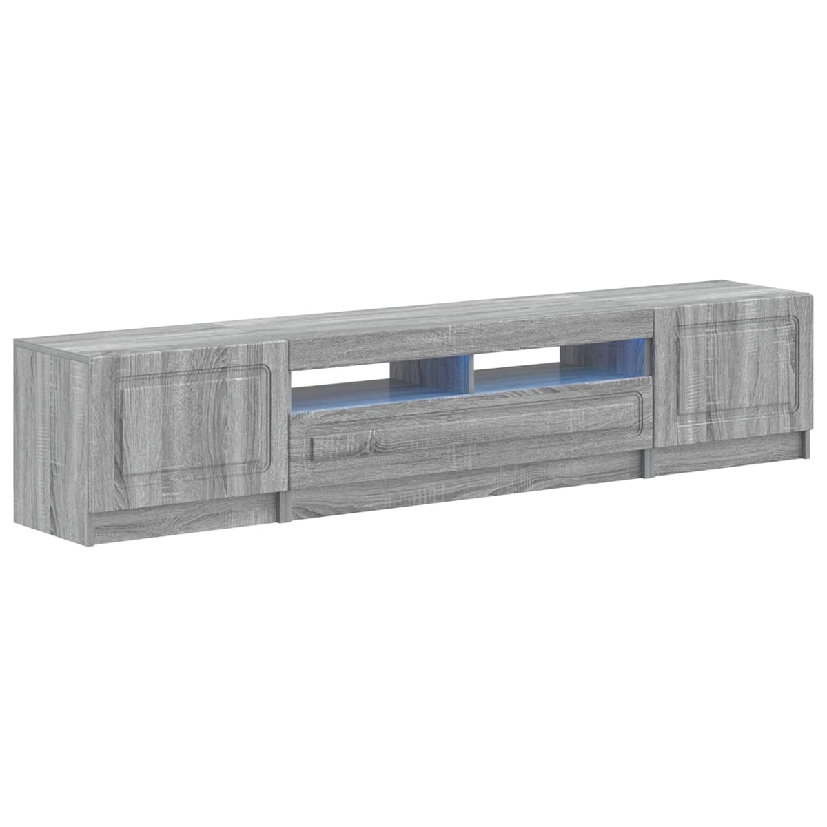 LED TV kabinet UTRECHT 3 kom. Siva Sonoma Konstruirano drvo 100 x 35 x 40 cm