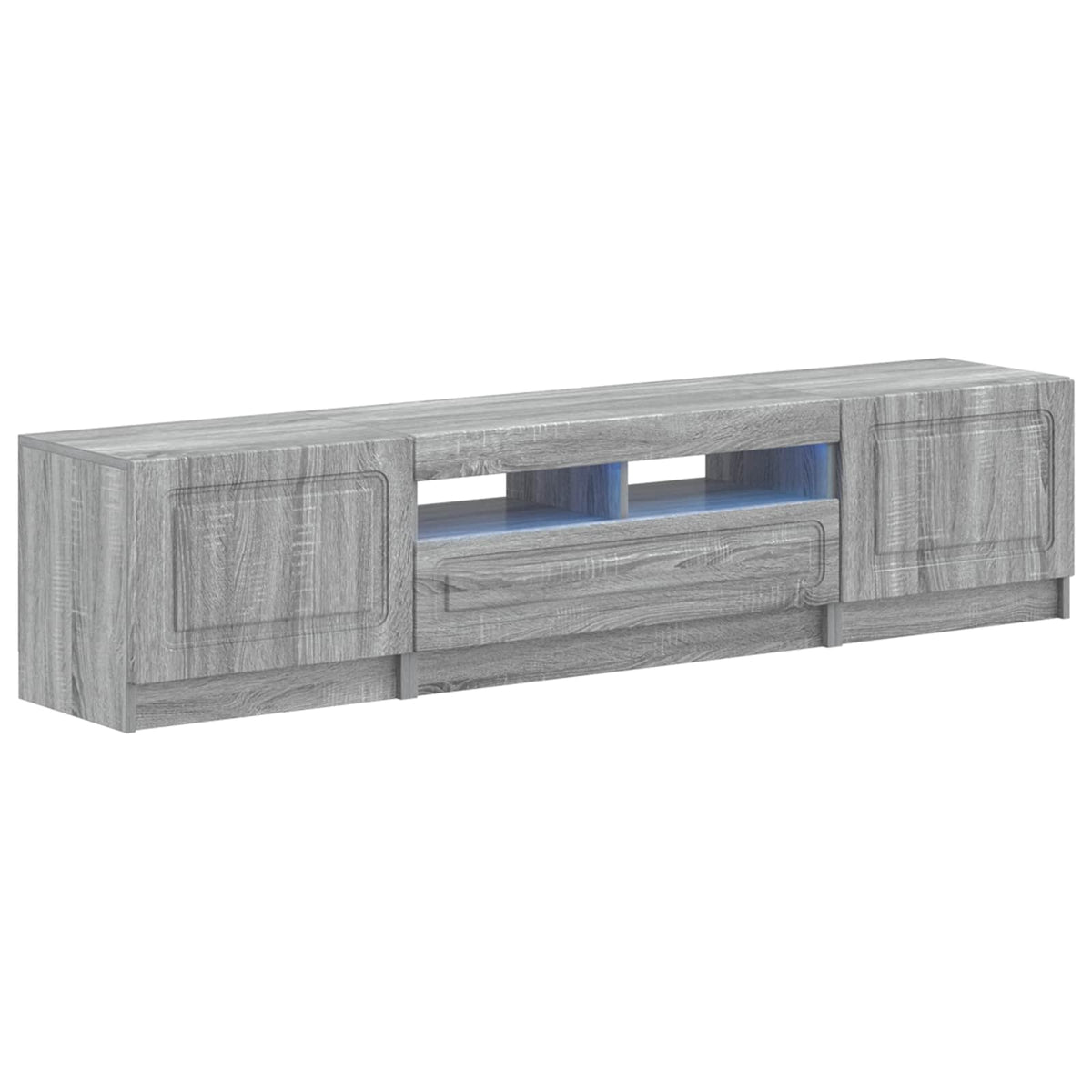 LED TV kabinet UTRECHT 3 kom. Siva Sonoma Konstruirano drvo 81 x 35 x 40 cm