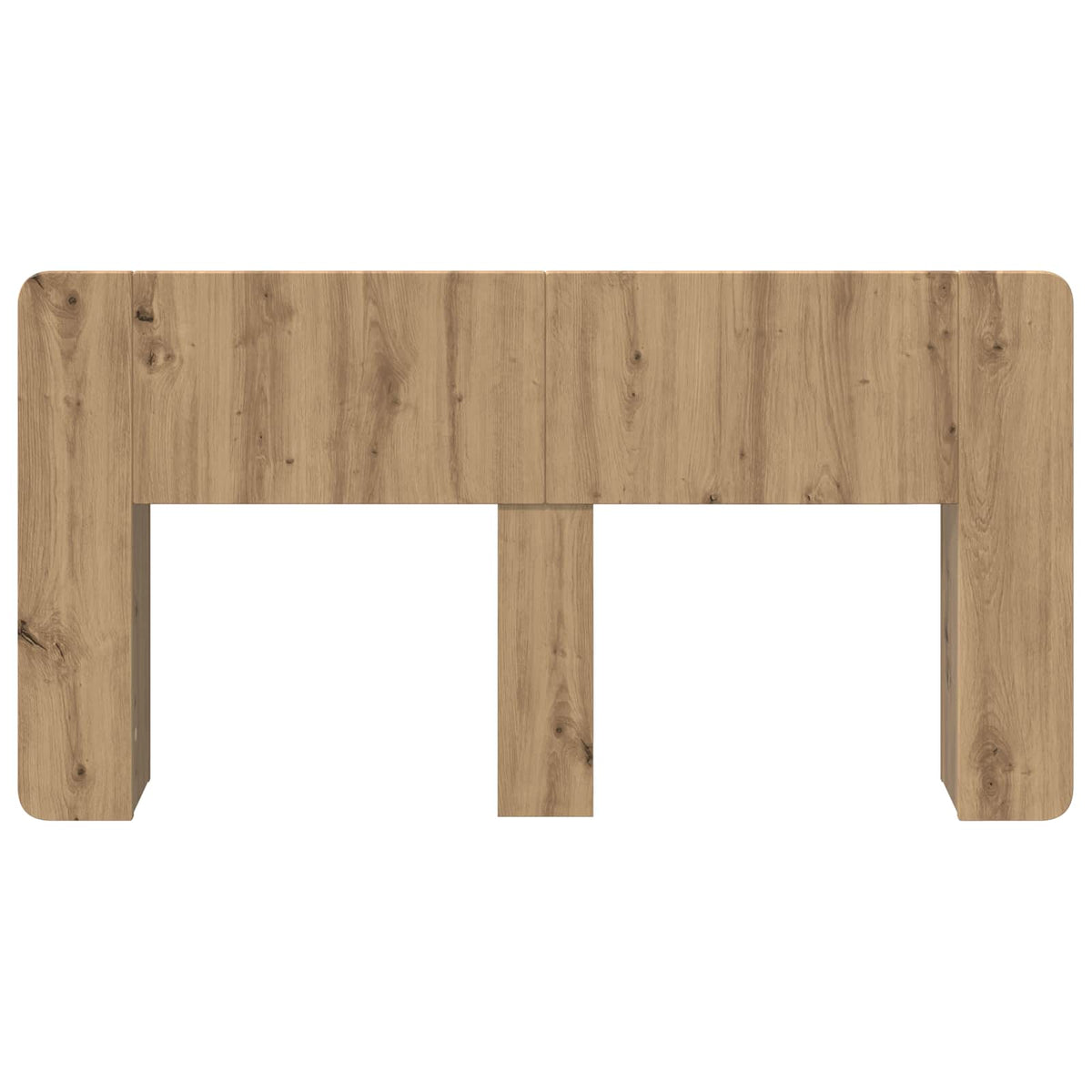 Glava kreveta s ormarićem Hrast artisan 140 cm
