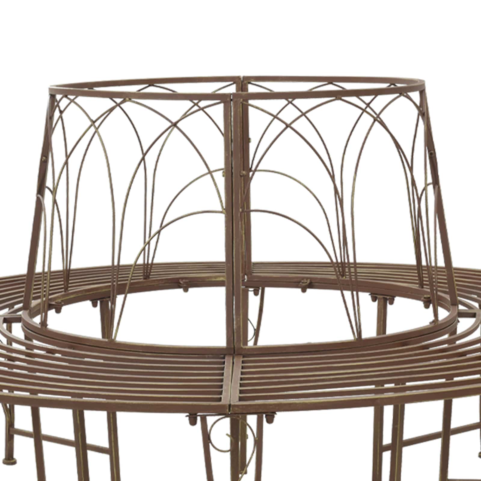 Klupa pod drvetom 8-Broj sjedala Ø 160 x 89 cm Čelik