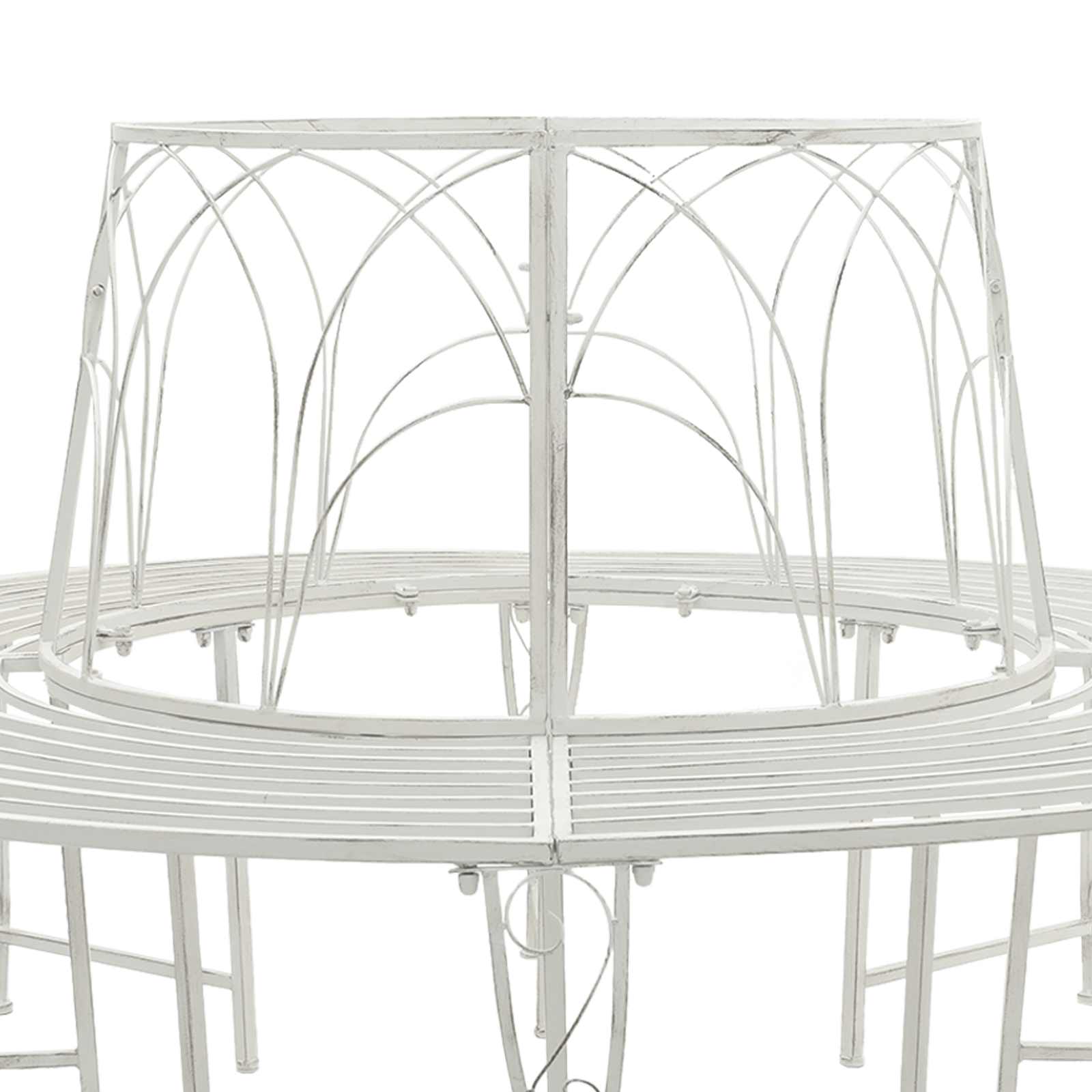 Klupa pod drvetom 8-Broj sjedala Ø 160 x 89 cm Čelik