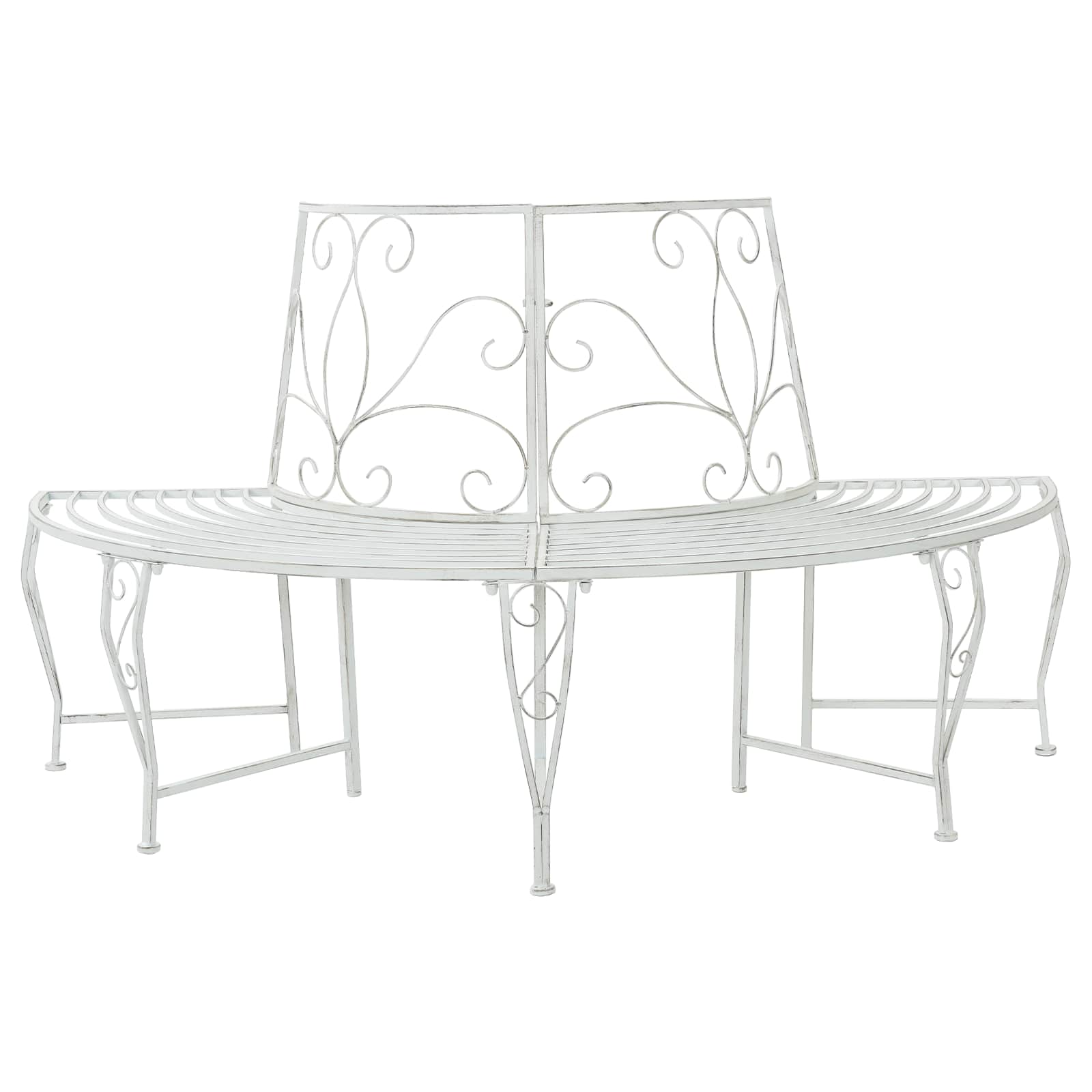 Klupa pod drvetom 4-Broj sjedala 160 x 80 x 89 cm Čelik