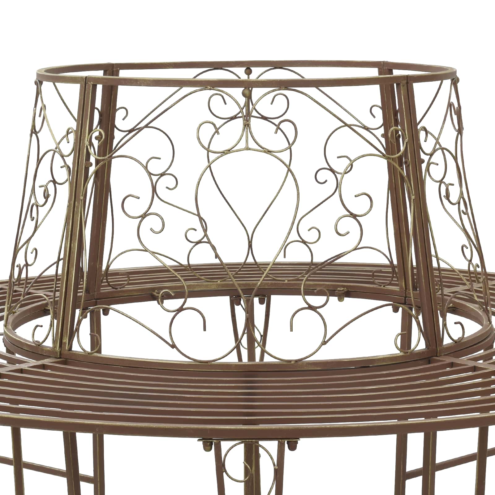 Klupa pod drvetom 8-Broj sjedala Ø 160 x 89 cm Čelik