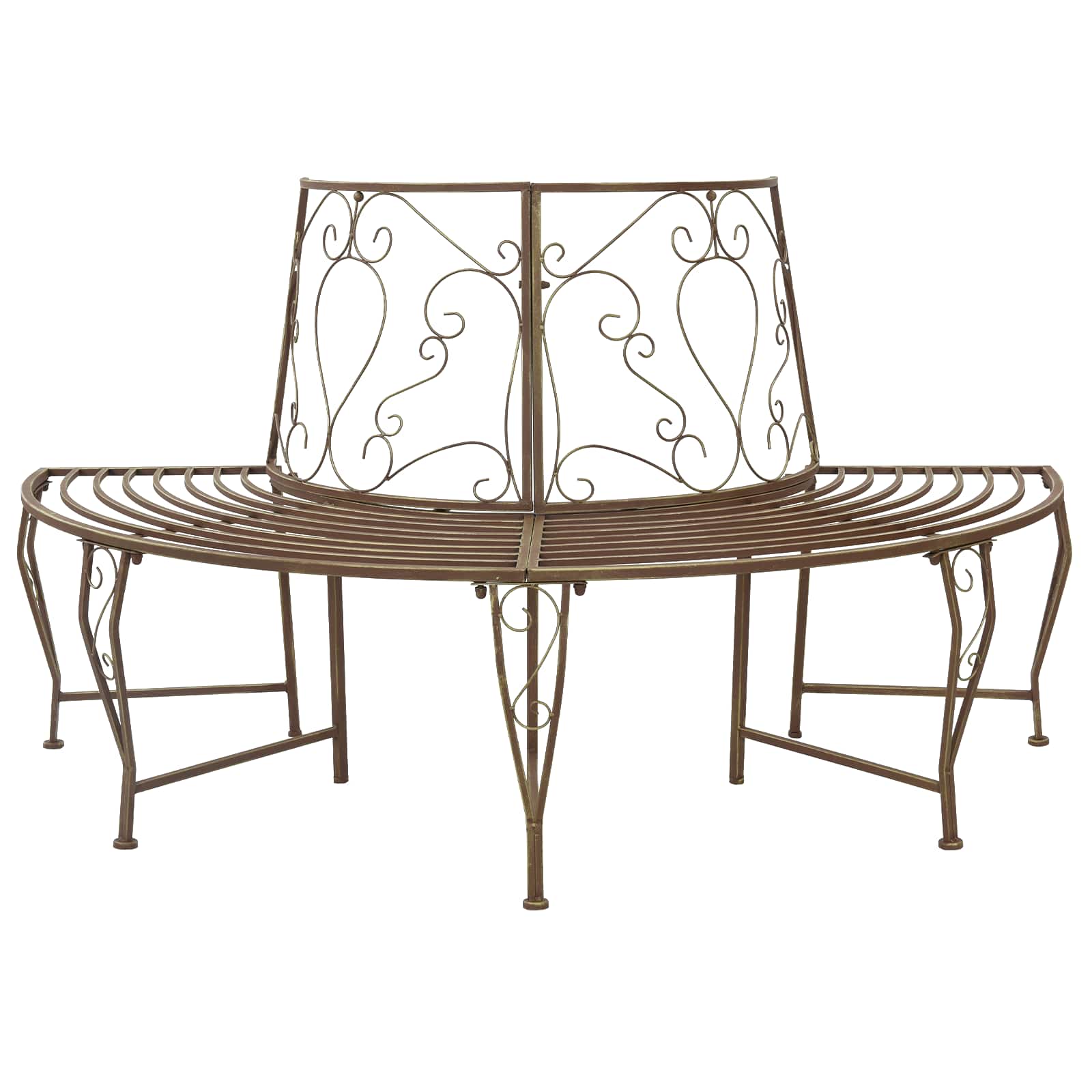 Klupa pod drvetom 4-Broj sjedala 160 x 80 x 89 cm Čelik