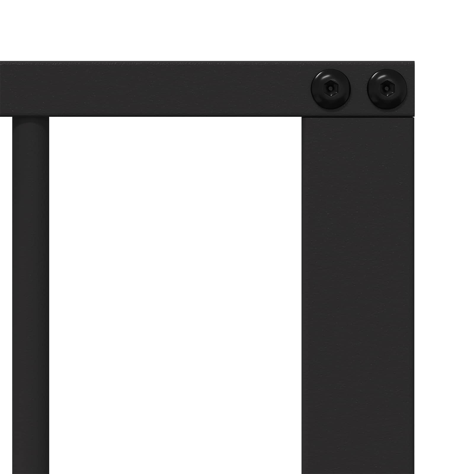 Vrata za pse 2 pcs Crna 100 x 100 cm Cinkani čelik