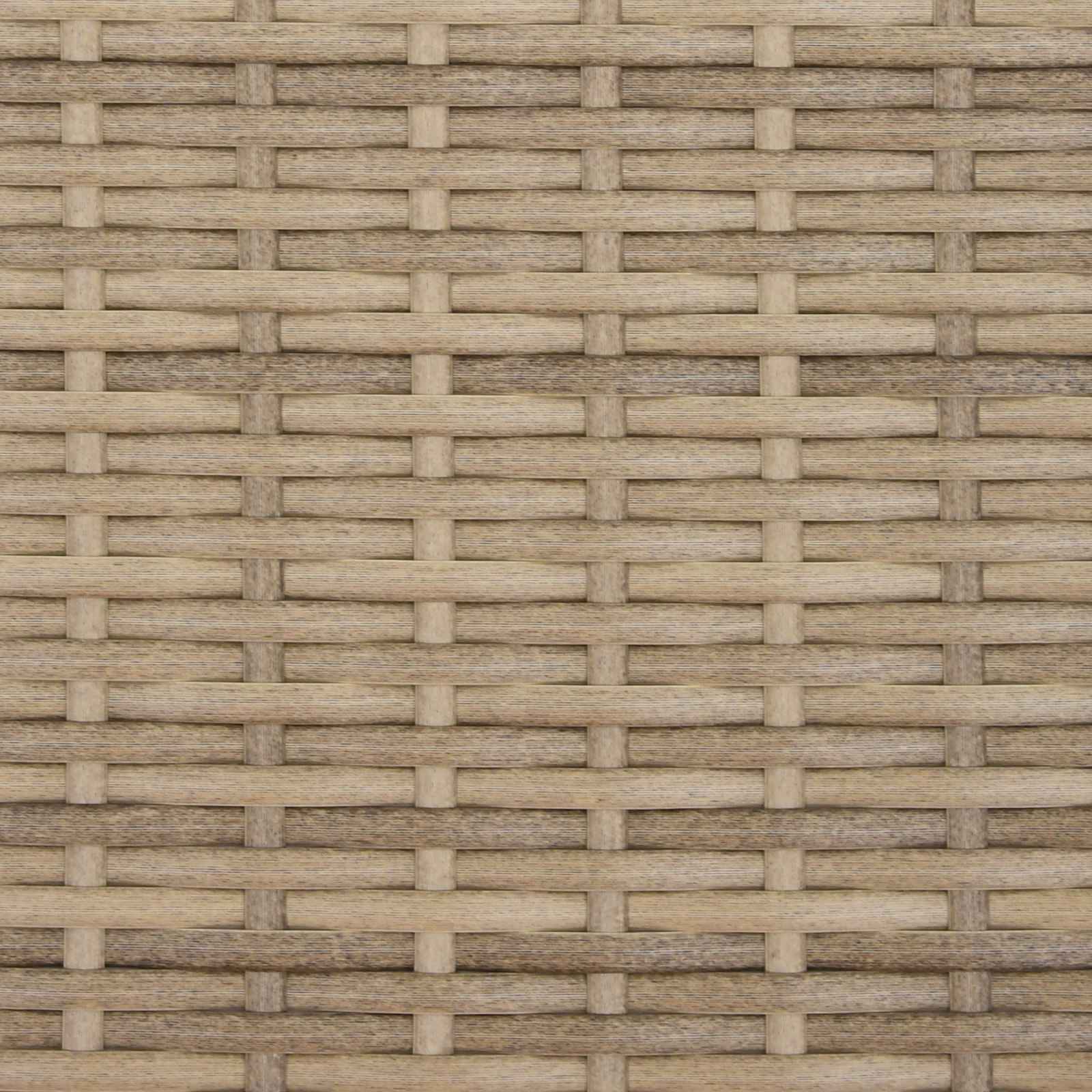 Vrtni otoman 2 Komad Bež i svijetlo siva 38 x 38 x 45 cm