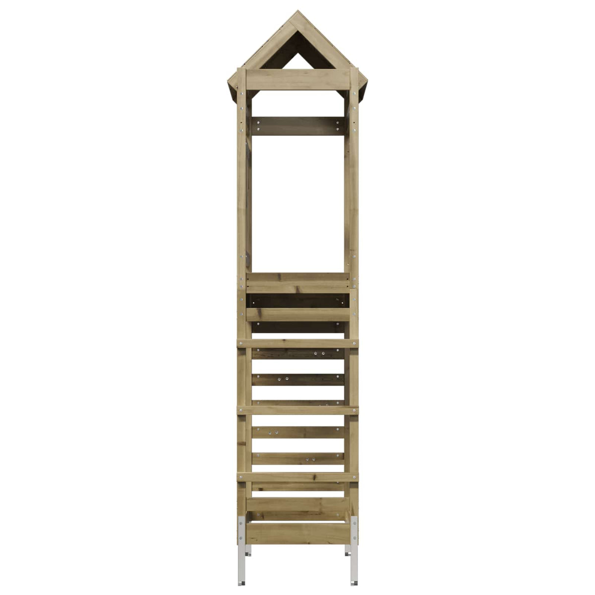 Igraći Toranj Smeđa Solidno Impregnirano Drvo 52,5 x 85 x 238 cm