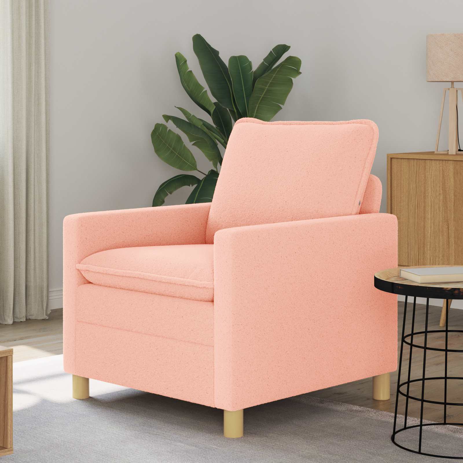 Sofa Ružičasta 76 x 81 x 87,5 cm Tkanina