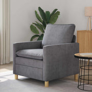 Sofa Svjetlosiva 76 x 81 x 87,5 cm Poliester
