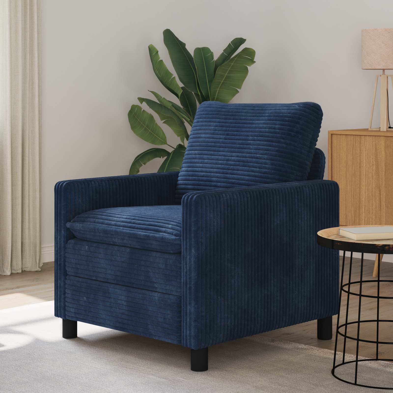 Sofa Mornarsko plava 76 x 81 x 87,5 cm Poliester